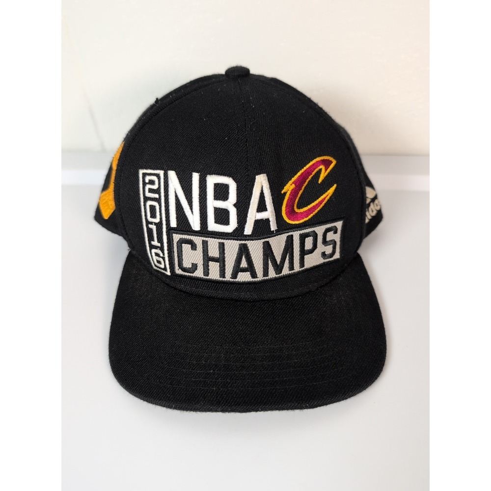 Cleveland Cavaliers 2016 NBA Champs Hat Championship Adidas Snapback Black
